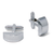 Men's PlatinumPlated Silver Anchor Cufflinks in Gift Box