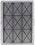 Trellis X Pattern Compact (9 100s) MetalPlated Cigarette Case & Stash Box