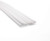 Made in USA Pack of 250 Unwrapped BPA-Free Plastic Slim Extra Long Drinking Straws (White - 18" X 0.21")
