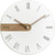 Modern Minimalist Exposed Wood Silent Wall Clock (Roman Numerals)