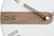 Modern Minimalist Exposed Wood Silent Wall Clock (Roman Numerals)