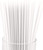 Made in USA Pack of 250 Unwrapped BPA-Free Plastic Slim Extra Long Drinking Straws (Clear - 18" X 0.21")