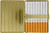 Gold Lines Compact (9 100s) Engraved MetalPlated Cigarette Case & Stash Box