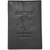 Genuine Gray Leather RFID-Blocking Passport Cover Case Holder & Wallet