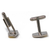 Men's PlatinumPlated Golden Vest Cufflinks in Gift Box
