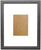 Lanister Gray 11" X 14" Picture Frame Set of 3  Displays 5" X 7" With Mat or 11" X 14" Without Mat  Composite Wood Horizontal or Vertical Formats for Wall
