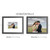 Lanister Gray 11" X 14" Picture Frame Set of 3  Displays 5" X 7" With Mat or 11" X 14" Without Mat  Composite Wood Horizontal or Vertical Formats for Wall