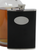 8 oz Black Smooth Leather Discrete Pocket Hip Alcohol Liquor Flask  Made from 304 (18/8) Food Grade Stainless Steel