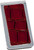 Crocodile Print Red Leather Money Clip + Matching (100s) Nickle-Plated Metal Cigarette Herbal Cigarette Cigar Tobacco Carrying Stash Storage Case
