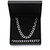 Stainless Steel Curb Chain 22" Necklace and 9" Bracelet Gift Box Set (10 mm)