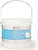 Hand Made in USA Double Walled Turquoise 3Quart Insulated Ice Bucket with Ice Tongs & Clear Lucite Lid and Handle (Two Tone Collection)