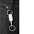 Set of 2 Quick Release, Detachable Valet Keychains With Dual Key Rings (Silver Oblong)