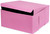 Made in USA 8" X 8" X 4" Recycled Pink Kraft Cake Box & 8" Round Cake Boards (Pack of 10  Front Loading)