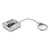 Retractable Square Keychain With Belt Clip Key Ring (28" Steel Chain Cord)