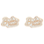 Set of 2 Rose Gold "Bridesmaid" Enamel Lapel Pins (0.7" X 1")