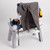 Unisex Cross Back Kitchen Apron With Pockets (Gray  Child)