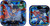 S6823_SET Justice League Tableware Pack! Disposable Paper Plates, Napkins, Cups and Candles (Set for 16)