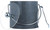 Made In USA Gray Granite Print Double Walled 3Quart Insulated Ice Bucket With Ice Tongs (Marble & Granite Collection)