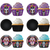 MADE IN USA Pack of 144 Thick Grease Resistant Fluted Cupcake Liners (Day of the Dead Mix 2)