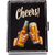 Cheers! Compact (9 100s) MetalPlated Cigarette Case & Stash Box