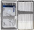 Silver Groove (Full Pack 120s) MetalPlated Cigarette Case & Stash Box