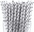 Pack of 150 Black Polka Dot Biodegradable 4Ply Paper Drinking Straws (Compostable, Nontoxic, BPAfree)