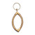 Vintage Gold Oval Feline Leopard Circle Metal Mesh Jewelry Keychain