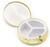 Classic Circular Pocket Purse Portable Travel Pill Box