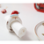 Hand Painted Rustic Santa Ceramic Christmas Napkin Rings (Set of 4)