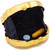 Gold Rhino Shaped Pocket Purse Portable Travel Pill Box & Medicine Organizer (1 Large Compartment)