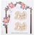Set of 2 Rose Gold "Bride To Be" Enamel Lapel Pins (0.75" X 0.9")