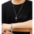 Stainless Steel Cross Pendant and Curb Chain Bracelet in a Gift Box Set (11mm)