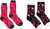 Set of 2 Themed Valentine's Day Crew Socks  One size fits all (14+) (Hearts & Arrows)