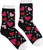 Set of 2 Themed Valentine's Day Crew Socks  One size fits all (14+) (Hearts & Arrows)
