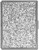 Silver Glitter Compact (9 Kings) MetalPlated Cigarette Case & Stash Box
