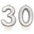 30th Birthday Pack! Disposable Paper Plates, Napkins, Cups & Candles Set for 15 (With free extras)