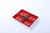 Festive Red Snowflake Christmas Themed Winter Holiday Ceramic 4Section Server