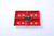 Festive Red Snowflake Christmas Themed Winter Holiday Ceramic 4Section Server
