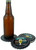 Toast To Good Times  Pack of 4 Moisture Absorbing Ceramic Coasters For Beer Lovers With Cork Base