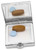 Set of 2 Square Shaped Pocket Purse Pill Box & Organizer (Silver Shimmer)