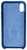 Genuine Cowhide Navy Blue Leather Cell Phone Case for iPhone X & XS