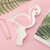 Flamingo Ceramic Trinket Plate and Decorative Jewelry Dish