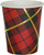 Plaid Christmas Pack! Disposable Paper Plates, Napkins, Cups & Straws Set for 20