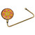 Cloisone Floral Design 3  Snap Hook Bag Hanger With Extra Strong Grip