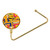 Picasso Square Art  Snap Hook Bag Hanger With Extra Strong Grip