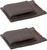 Smooth Finish | Set of 2 Front Pocket Wallet and Magnetic Money Clip | Genuine Cowhide Slim Leather | Made in India
