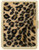 Faux Leopard Print Fur Compact (9 100s) Metal-Plated Cigarette Case & Stash Box Brown