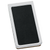 Set of 2 ChromePlated Stainless Steel Money Clip With Leather Insert (Smooth Black)
