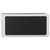 Set of 2 ChromePlated Stainless Steel Money Clip With Leather Insert (Smooth Black)
