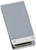 Set of 2 ChromePlated Stainless Steel Money Clip With Leather Insert (Red Lizard)